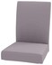 HomeTown Market The Durable Henriksdal Chair Cover Width 208 Replacement is Compatible with IKEA Dining Chair Cover Or Slipcover Polyester Flax Light Gray