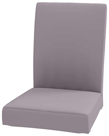 HomeTown Market The Durable Henriksdal Chair Cover Width 208 Replacement is Compatible with IKEA Dining Chair Cover Or Slipcover Polyester Flax Light Gray
