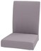 HomeTown Market The Durable Henriksdal Chair Cover Width 208 Replacement is Compatible with IKEA Dining Chair Cover Or Slipcover Polyester Flax Light Gray