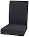 HomeTown Market The Durable Henriksdal Chair Cover Width 208 Replacement is Compatible with IKEA Dining Chair Cover Or Slipcover Polyester Flax Dark Gray