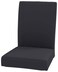 HomeTown Market The Durable Henriksdal Chair Cover Width 208 Replacement is Compatible with IKEA Dining Chair Cover Or Slipcover Polyester Flax Dark Gray