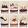 Yinder 6 Pcs Christmas Chair Back Covers Xmas Holiday Chair Covers for Dining Room Kitchen Hotel Wedding Ceremony Party DecorClassic