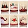 Yinder 6 Pcs Christmas Chair Back Covers Xmas Holiday Chair Covers for Dining Room Kitchen Hotel Wedding Ceremony Party DecorClassic