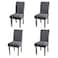 YEESSION Stretch Dining Chair Covers Removable Washable Seat Parson Chair Protector Slipcover for Dining RoomPartyBanquetHotelCeremony Set of 4 Gray