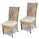 Evelots Dining RoomKitchen Chair CoverProtector2 Pack Heavy Duty Clear PVC VinylNo DustSpillPet HairPet Claws Easy Clean Slipcover