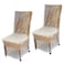 Evelots Dining RoomKitchen Chair CoverProtector2 Pack Heavy Duty Clear PVC VinylNo DustSpillPet HairPet Claws Easy Clean Slipcover