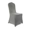 Peomeise 12pcs Stretch Spandex Chair Cover for Wedding Party Dining Banquet Event Grey 12