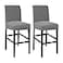 Flamingo P Bar Stool Seat Covers High Stool Seat Cover 2 Pack High Stretch Removable Washable Chair Slipcover for Home Hotel Wedding Kitchen Dining Room Dove