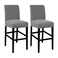 Flamingo P Bar Stool Seat Covers High Stool Seat Cover 2 Pack High Stretch Removable Washable Chair Slipcover for Home Hotel Wedding Kitchen Dining Room Dove