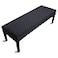 Fuloon Stretch Jacquard Dining Bench Cover AntiDust Removable Bench Slipcover Washable Seat Cushion Protector for Bedroom Kitchen Hotel Banquet Black