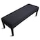 Fuloon Stretch Jacquard Dining Bench Cover AntiDust Removable Bench Slipcover Washable Seat Cushion Protector for Bedroom Kitchen Hotel Banquet Black