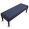 Fuloon Stretch Jacquard Dining Bench Cover AntiDust Removable Bench Slipcover Washable Seat Cushion Protector for Bedroom Kitchen Hotel Banquet Navy Blue