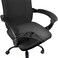 Thyores 2 Pcs Office Computer Chair Seat Covers Removable Washable Antidust Desk Chair Seat Slipcovers Protectors Black