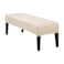 SearchI Dining Bench Cover Stretch Washable Long Bench Seat Covers Rectangle Dining Table Bench Slipover for Dining Room Living Room KitchenBeige