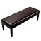 Fuloon Fuax Leather Dining Bench Cover AntiDust Stretch Bench Slipcover Waterproof Seat Cushion Protector for Bedroom Kitchen Hotel Banquet Brown