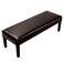Fuloon Fuax Leather Dining Bench Cover AntiDust Stretch Bench Slipcover Waterproof Seat Cushion Protector for Bedroom Kitchen Hotel Banquet Brown
