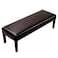 Fuloon Fuax Leather Dining Bench Cover AntiDust Stretch Bench Slipcover Waterproof Seat Cushion Protector for Bedroom Kitchen Hotel Banquet Brown