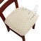 Genina Waterproof Seat Covers for Dining Room Chairs Stretch Chair Covers Removable Washable Dinning Room Kitchen Chair Seat Cushion Slipcovers ArgyleBeige 4 PCS