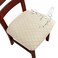 Genina Waterproof Seat Covers for Dining Room Chairs Stretch Chair Covers Removable Washable Dinning Room Kitchen Chair Seat Cushion Slipcovers ArgyleBeige 4 PCS