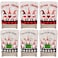 Yinder 6 Pcs Christmas Chair Back Covers Xmas Holiday Chair Covers for Dining Room Kitchen Hotel Wedding Ceremony Party DecorCute