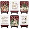 FuWeave 6 Pcs Christmas Nativity Scene Chair Back Covers Xmas Chair Protector Slipcovers Washable Winter Dining Room Seat Covers for Home Hotel Kitchen Decorations