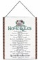 Manual Woodworker Manual Inspirational Collection Wall Hanging with Frame Home Rules with Verses X Carol Taylor 13 X 18Inch