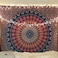 raajsee Blue Orange Tapestry Mandala Wall Hanging Wall Tapestries For Bedroom Aesthetic Tapestrys Queen 82x92 Inches 208x232 Cms