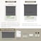 sunoff SUNOFF Cordless Blackout Roller Shades Blinds for Windows FreeStopPull Down Room Darkening with ValanceThermal Insulated Woven Fabric Window Door Blinds for HomeOfficeGrey 20 W x 72 H