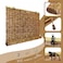 Tgzwme Bamboo Rollup Shade2 Pack Roller Shutters Retro Curtains47 W x 71 H Window Blinds for Outdoor Patio