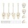 Vasteo Coolaroo Shade Replacement Parts Bungee Kit and End CapWeather Resistancefor Coolaroo Exterior Roller ShadeOutdoor BlindsRoller ShadesSand2 Set