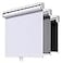 AOSKY Cordless Roller Shades Blackout Blinds for Windows Room Darkening Rolled Up Shades with Spring System UV Protection Window Shades Door Blinds for Home and Office 35 W x 72 H White