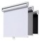 AOSKY Cordless Roller Shades Blackout Blinds for Windows Room Darkening Rolled Up Shades with Spring System UV Protection Window Shades Door Blinds for Home and Office 35 W x 72 H White