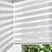 Persilux Cordless Zebra Blinds for Windows FreeStop Room Darkening Window Blinds 26 W x 72 H White Light Control for Day and Night Privacy Protection Window Treatments Roller Shades for Home