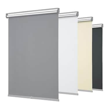 Changshade Cordless Blackout Roller Shades Blinds for WindowsFreeStop Shades with ValanceThermal Insulated UV Protection Waterproof Roll Up Window Blinds for HomeOfficeGrey