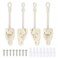 Vasteo Coolaroo Replacement Parts Bungee and Bungee ReceiverShade Tie DownsWeather Resistancefor Coolaroo Exterior Roller ShadeOutdoor BlindSand2 Set