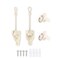Vasteo Shade Replacement Parts Bungee and End Cap SandWeather Resistancefor Coolaroo Exterior Roller ShadeOutdoor Blind