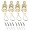 JTIAENG Universal Bungee Kit Parts for Sun Shades Blackout Roller up Blinds Bungee Kit 2 Set Sand