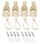 JTIAENG Universal Bungee Kit Parts for Sun Shades Blackout Roller up Blinds Bungee Kit 2 Set Sand