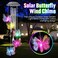 KAHACIYO Solar Butterfly Wind Chimes ColorChanging Outdoor SolarPowered 95 x 525 x 2 inches