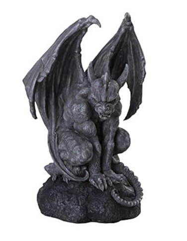 Pacific Giftware Vraskod the Sentinel Stone Gargoyle Sculpture Statue Gothic Fantasy Home Decor 12 in Tall