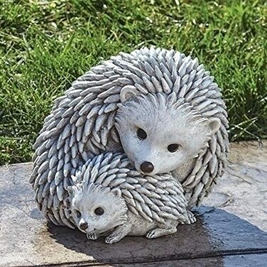 Roman Garden Items Hedgehogs Statue one Size Light Gray