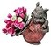 Pacific Giftware Playful Garden Dragon Planter Garden Display Decorative Accent Sculpture Stone Finish 10 Inch Tall