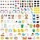 Woanger 300 Pcs Mini Resin Animals Figurines Bulk Miniature Garden Accessories Mushroom Flower Tiny Animals Mini Resin Figures for Crafts DIY Micro Landscape Plant Birthday OrnamentStylish