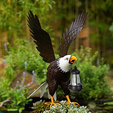 Nacome Metal Bald Eagle Large Outdoor StatuesYard Decorations Outdoor Garden Sculptures StatuesGarden Gifts