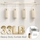 hei! dear 2 Pack Gold Curtain Rods for Windows 30 to 42 Inch2535ft 1 Inch Diameter Heavy Duty Curtain Rods Adjustable Curtains Rod Modern Decorative Drapery Rod 3042 Brass Gold