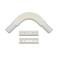 Bikykose 1 Pack 90 Degree Corner Bend Track Connector for Ceiling Curtain Track