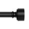 hei! dear Black Curtain Rods for Windows 28 to 48 Inch234ft 1 Inch Diameter Heavy Duty Curtain Rod Adjustable Decorative Drapery Poles 1845 Matte Black