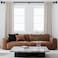 hei! dear Black Curtain Rods for Windows 28 to 48 Inch234ft 1 Inch Diameter Heavy Duty Curtain Rod Adjustable Decorative Drapery Poles 1845 Matte Black