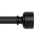 hei! dear Black Curtain Rods for Windows 28 to 48 Inch234ft 1 Inch Diameter Heavy Duty Curtain Rod Adjustable Decorative Drapery Poles 1845 Matte Black