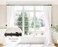 BLASTHOME BlastHome NonAdjustable Luxury Curtain Rods for Windows 1 Rod Set 12 foot Fixed Length Three Rods Connect for a Seamless Look Tuxedo Black